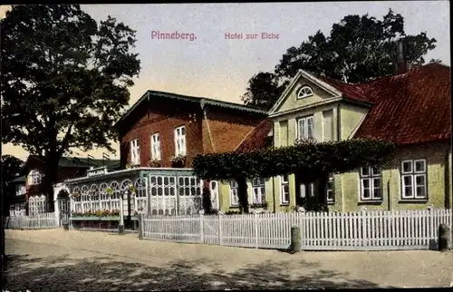 Ak Pinneberg in Holstein, Hotel zur Eiche