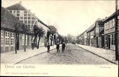 Ak Gartow in Niedersachsen, Hauptstraße