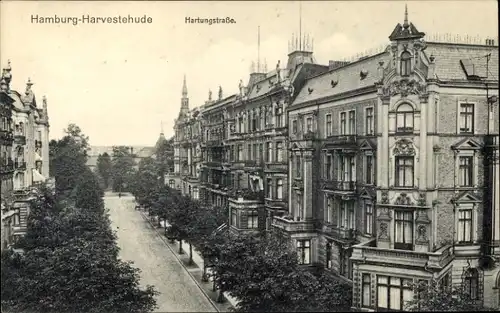 Ak Hamburg Eimsbüttel Harvestehude, Hartungstraße