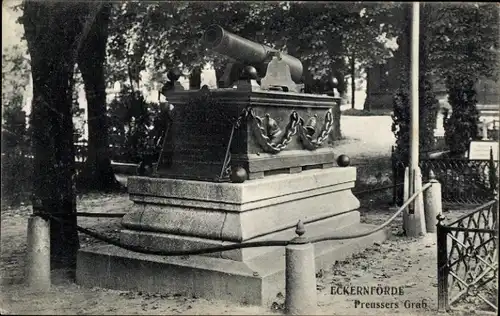 Ak Ostseebad Eckernförde, Preussers Grab