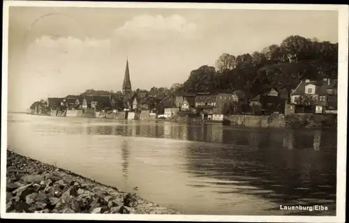 Ak Lauenburg an der Elbe, Gesamtansicht