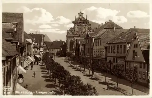 Ak Bückeburg im Kreis Schaumburg, Langestraße