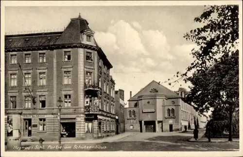 Ak Chojnów Haynau Schlesien, Schützenhaus, Möbeltischlerei