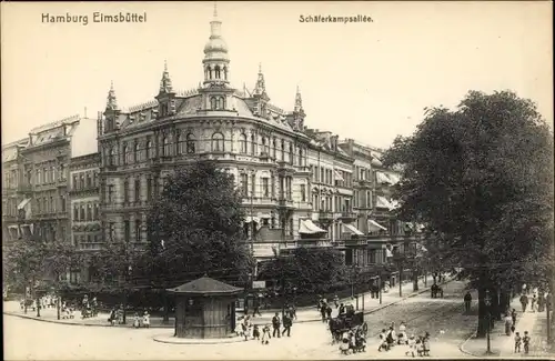 Ak Hamburg Eimsbüttel, Schäferkampsallee, Kleiner Schäferkamp