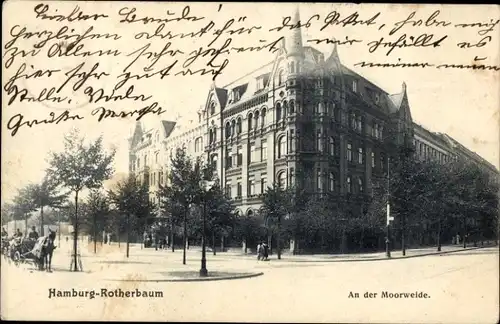 Ak Hamburg Eimsbüttel Rotherbaum, An der Moorweide