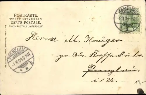 Ak Hamburg Eimsbüttel Rotherbaum, An der Moorweide