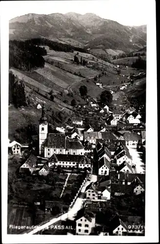 Ak Passail Steiermark, Fliegeraufnahme