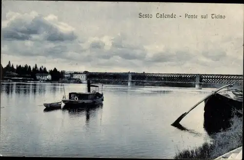 Ak Sesto Calende Lombardia, Ponte sul Ticino