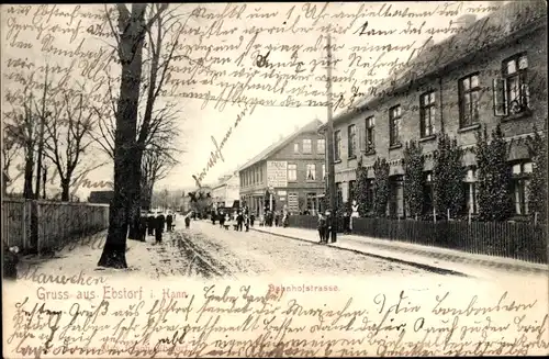 Ak Ebstorf in der Lüneburger Heide, Bahnhofstraße