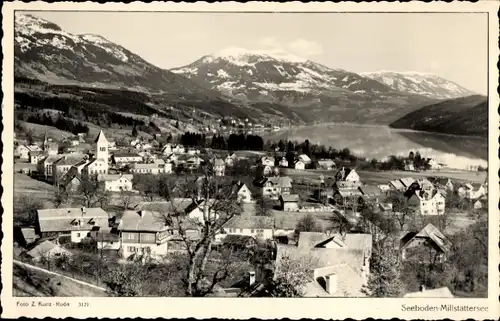 Ak Seeboden am Millstätter See Kärnten, Gesamtansicht