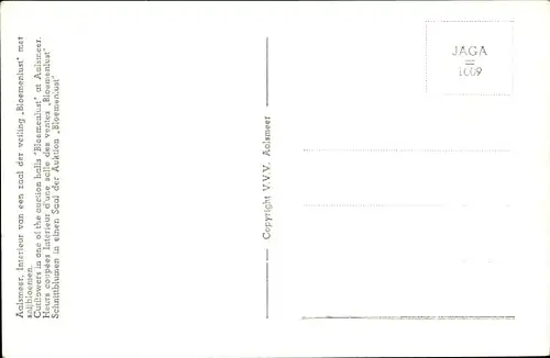 Ak Aalsmeer Nordholland Niederlande, Auktion Bloemenlust, Schnittblumen