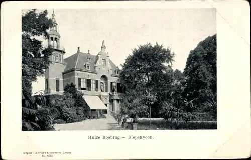 Ak Diepenveen Overijssel, Huize Roobrug