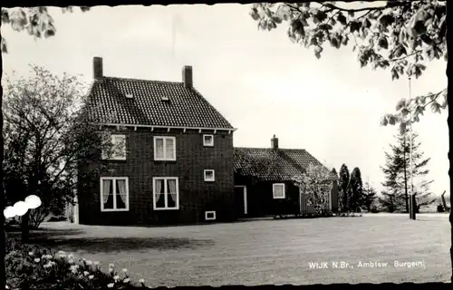 Ak Wijk en Aalburg Nordbrabant, Haus des Bürgermeisters