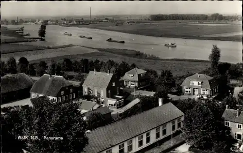 Ak Wijk Nordbrabant, Panorama, Vogelschau