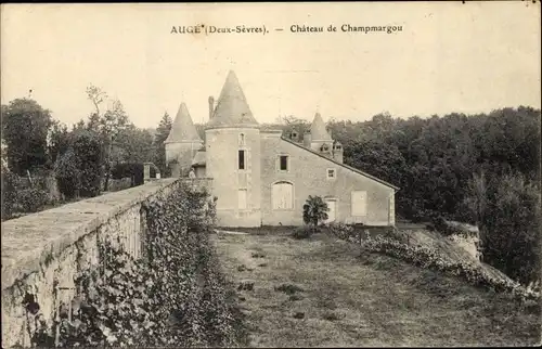 Ak Augé Deux Sèvres, Chateau de Champmargou
