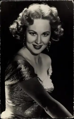 Ak Schauspielerin Virginia Mayo, Portrait