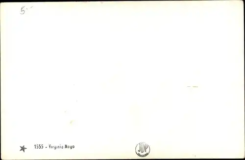 Ak Schauspielerin Verginia Mayo, Portrait, Handschuhe