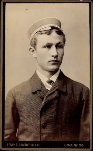 CdV Straubing an der Donau Niederbayern, Student, Portrait