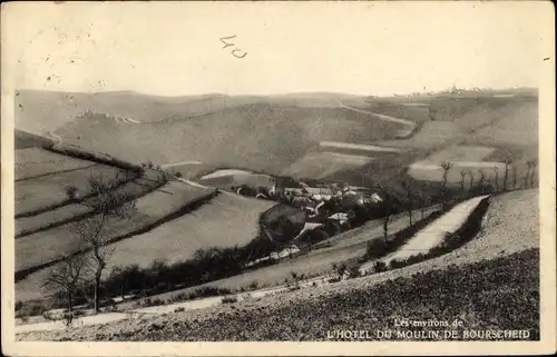 Ak Goebelsmühle Bourscheid Luxemburg, les environs de l'Hotel du Moulin de Bourscheid