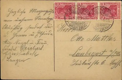 Ak Złotoryja Goldberg Schlesien, Forsthaus Hainwald