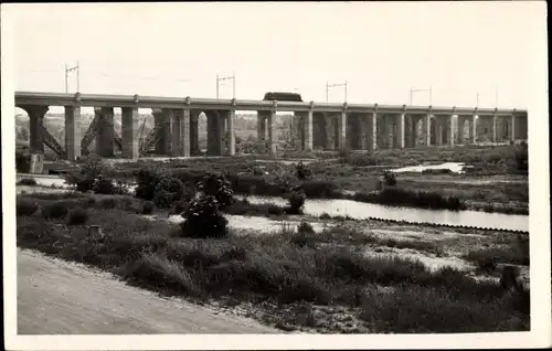 Ak Maintenon Eure et Loir, neues Viadukt