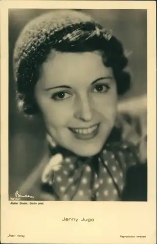 Ak Schauspielerin Jenny Jugo, Portrait, Ross Verlag 7014/1