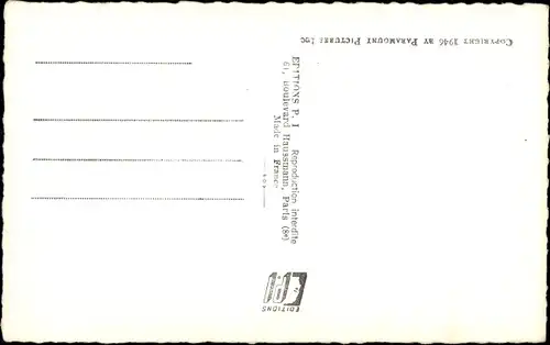 Ak Schauspielerin Ingrid Bergman, Portrait