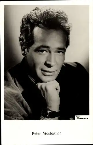 Ak Schauspieler Peter Mosbacher, Portrait, Autogramm, Armbanduhr