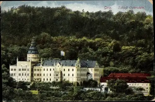 Ak Gera in Thüringen, Schloss Osterstein