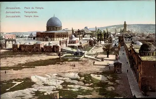 Ak Jerusalem Israel, Tempelplatz