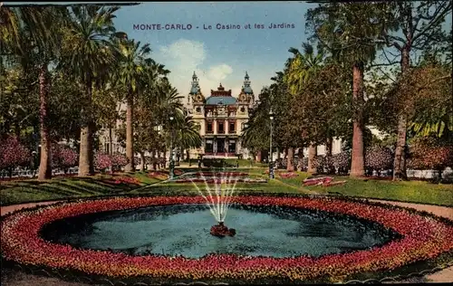 Ak Monte Carlo Monaco, Casino, Les Jardins