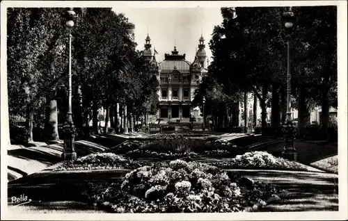 Ak Monte Carlo Monaco, Casino, Gärten