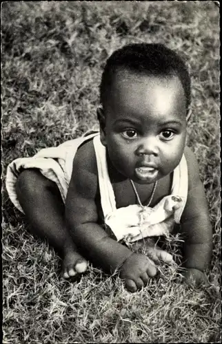 Ak Afrika, Kind-Portrait, Baby