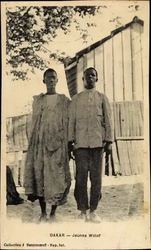 Ak Dakar Senegal, Zwei Afrikaner, Portrait