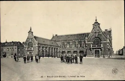 Ak Malo les Bains Nord, l'Hotel de Ville