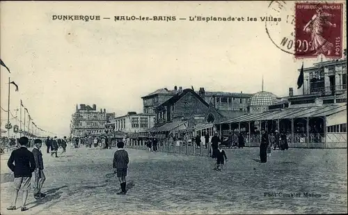 Ak Malo les Bains Nord, l'Esplanade et les Villas