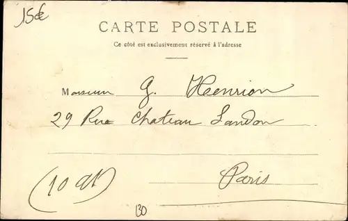 Ak Malo les Bains Nord, La Promenade des Anes