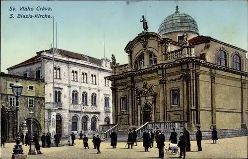 Ak Dubrovnik Kroatien, S. Blazis Kirche