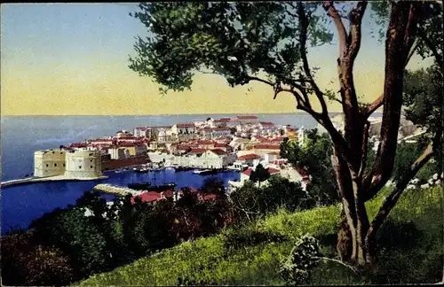 Ak Ragusa Dubrovnik Kroatien, Gesamtansicht