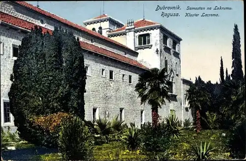 Ak Ragusa Dubrovnik Kroatien, Kloster Lacroma