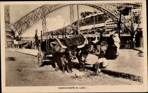 Ak Porto Portugal, Ponte D. Luiz I