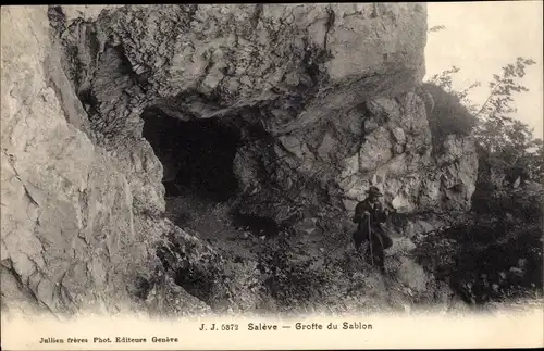 Ak Salève Haute Savoie, Sabion-Höhle