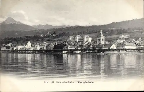 Ak Évian les Bains Haute Savoie, Gesamtansicht