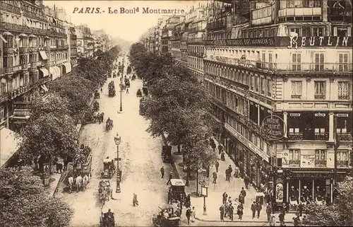 Ak Paris II., Boulevard Montmartre