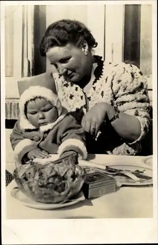 Ak Grindelwald, Prinzessin Juliana der Niederlande, Prinzessin Beatrix als Baby, 1939