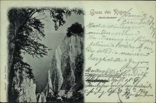 Ak Stubbenkammer Sassnitz auf Rügen, Panorama