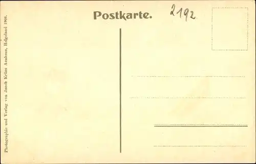 Ak Helgoland, Nordspitze mit Nebelstation