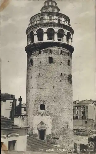 Ak Konstantinopel Istanbul Türkei, Tour de Galata