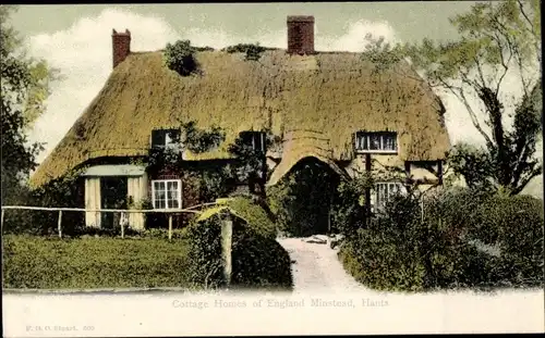 Ak Monstead Hampshire England, Cottage Homes of England