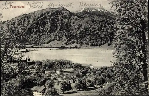 Ak Tegernsee in Oberbayern, Gesamtansicht